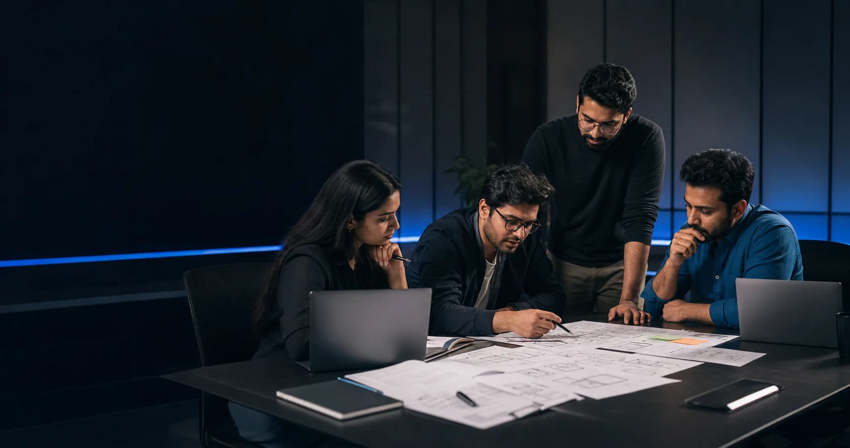 DevKey specialists planning software, cloud, design, and growth solutions together