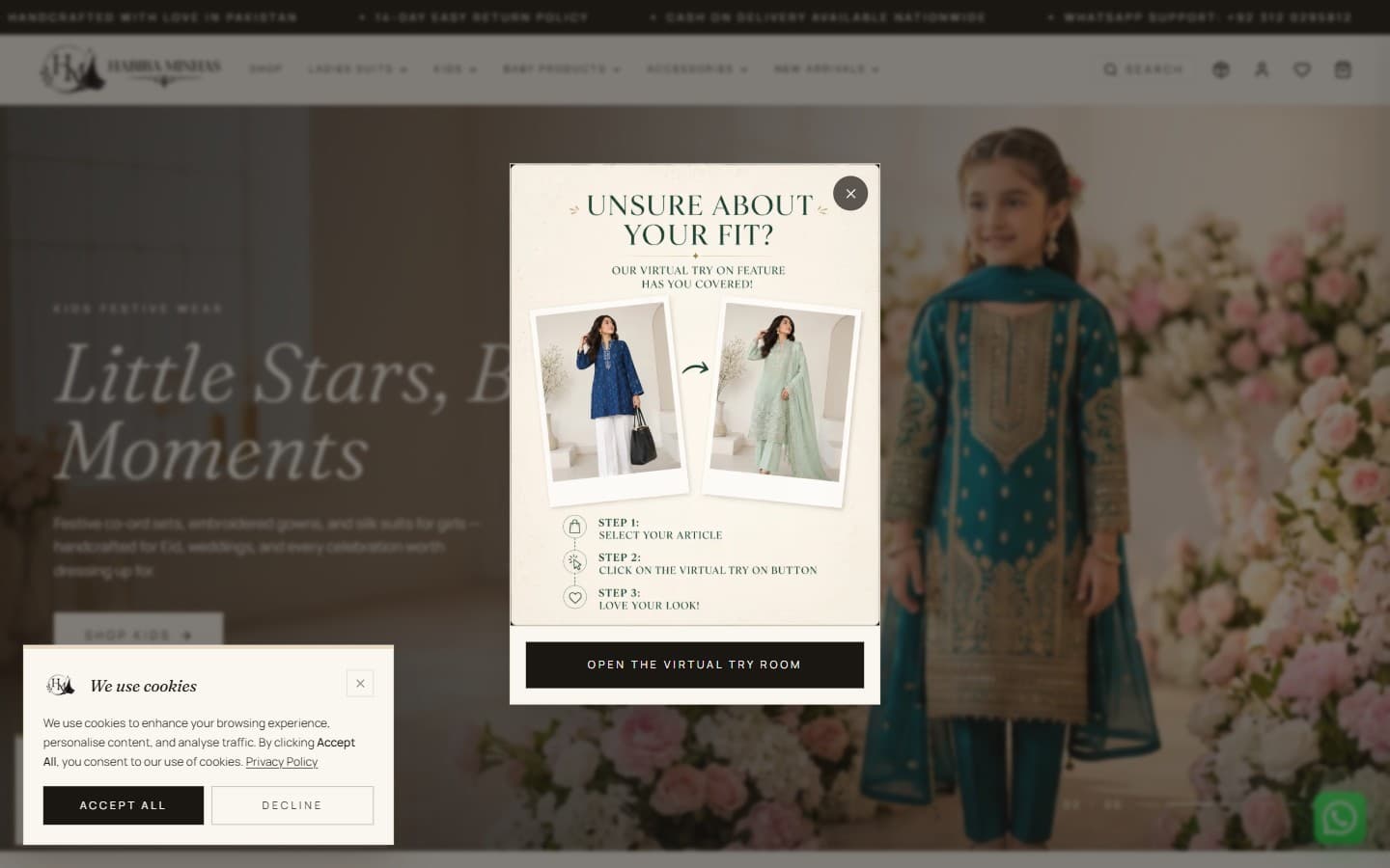 Habiba Minhas — Fashion & Lifestyle Store built by DevKey Technologies
